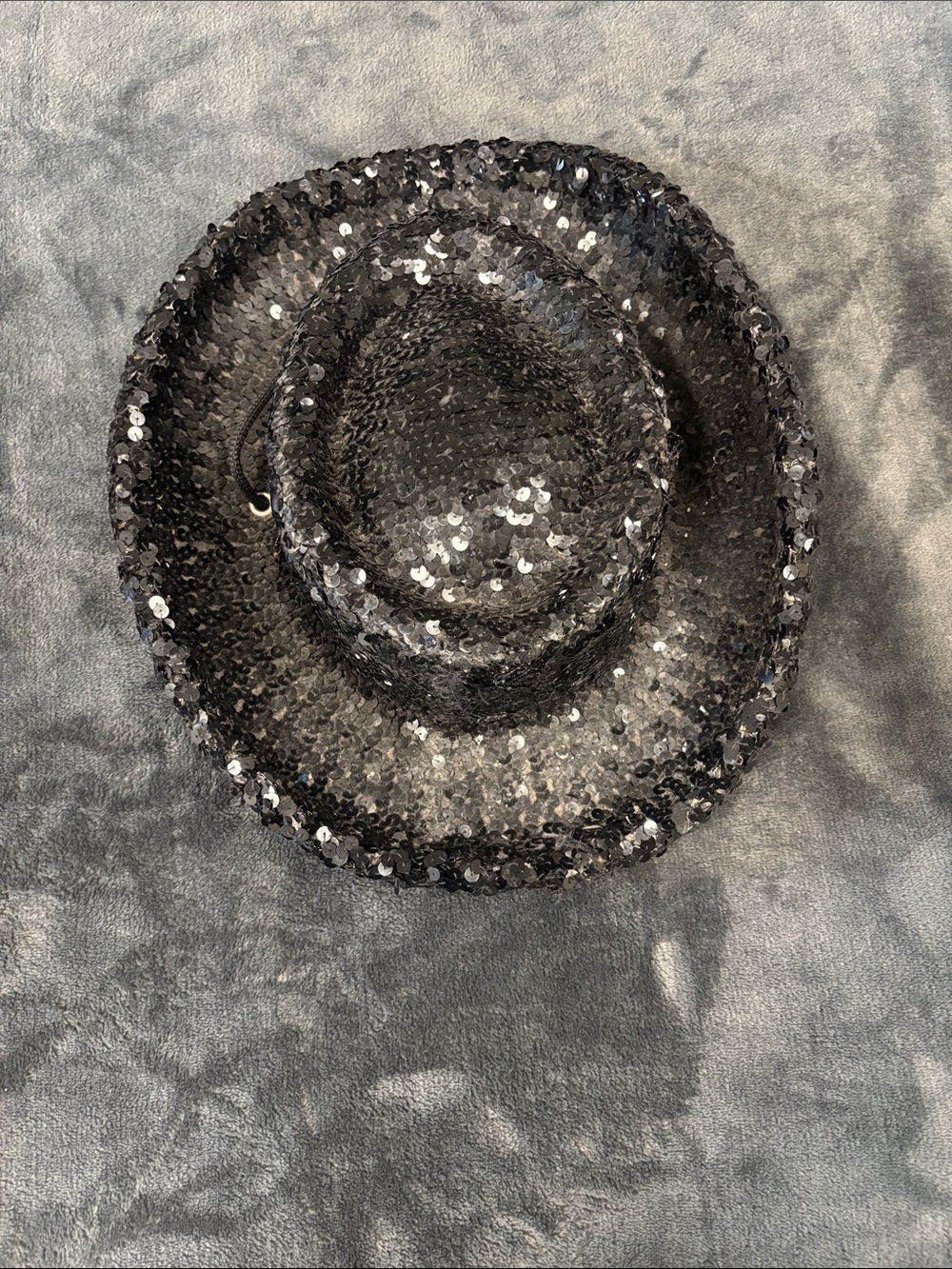 Floyette Originals Dallas the Black Sequin Cowboy Hat